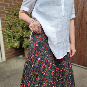 Blossom Tiered Maxi Skirt