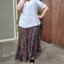 Load image into Gallery viewer, Blossom Tiered Maxi Skirt
