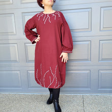 Load image into Gallery viewer, Ivy Brushed Cotton Tunic Dress
