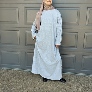 Mia Brushed Cotton Long Sleeve Maxi Dress