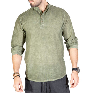 Bay Long Sleeve Men's Cotton Shirt