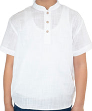 Load image into Gallery viewer, Bay Short Sleeve Boy&#39;s Cotton Shirt
