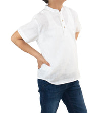 Load image into Gallery viewer, Bay Short Sleeve Boy&#39;s Cotton Shirt
