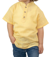 Load image into Gallery viewer, Bay Short Sleeve Boy&#39;s Cotton Shirt
