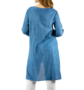 Brooke Long Sleeve Cotton Tunic