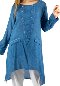 Brooke Long Sleeve Cotton Tunic