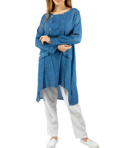 Brooke Long Sleeve Cotton Tunic