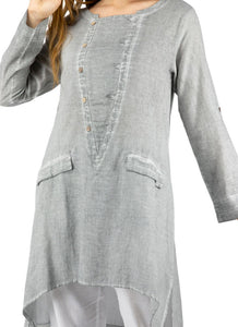 Brooke Long Sleeve Cotton Tunic