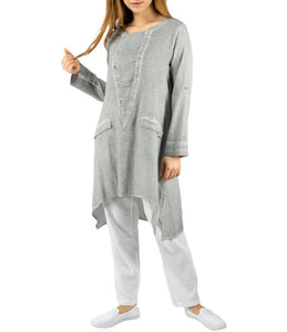 Brooke Long Sleeve Cotton Tunic