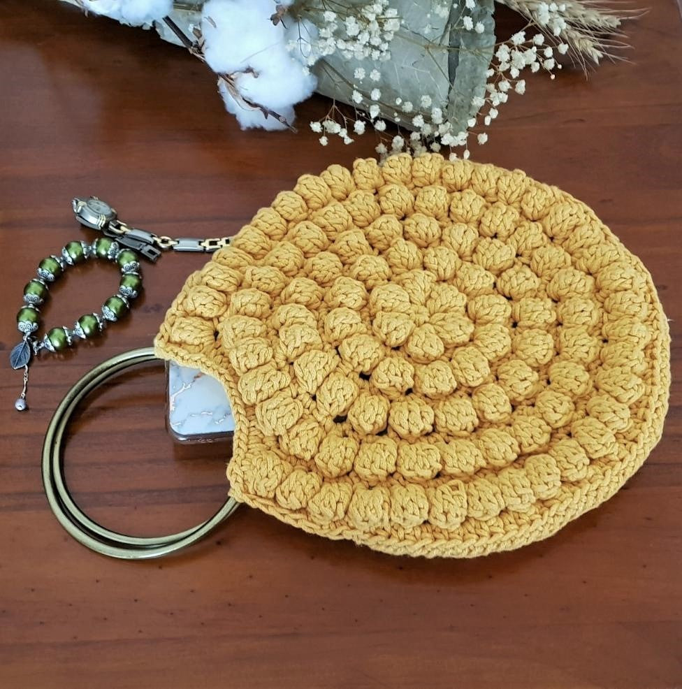 Crochet Popcorn Bag