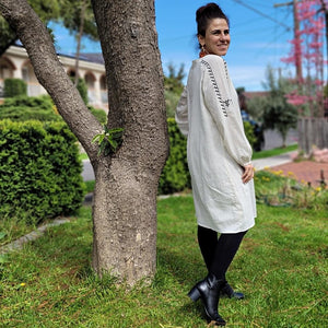 Jasmine Pintuck Tunic Dress