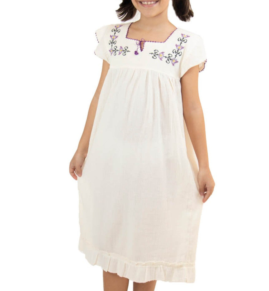 Lily Cap Sleeve Girls' Tunic Dress