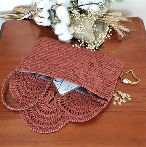 Raffia Crochet Bag