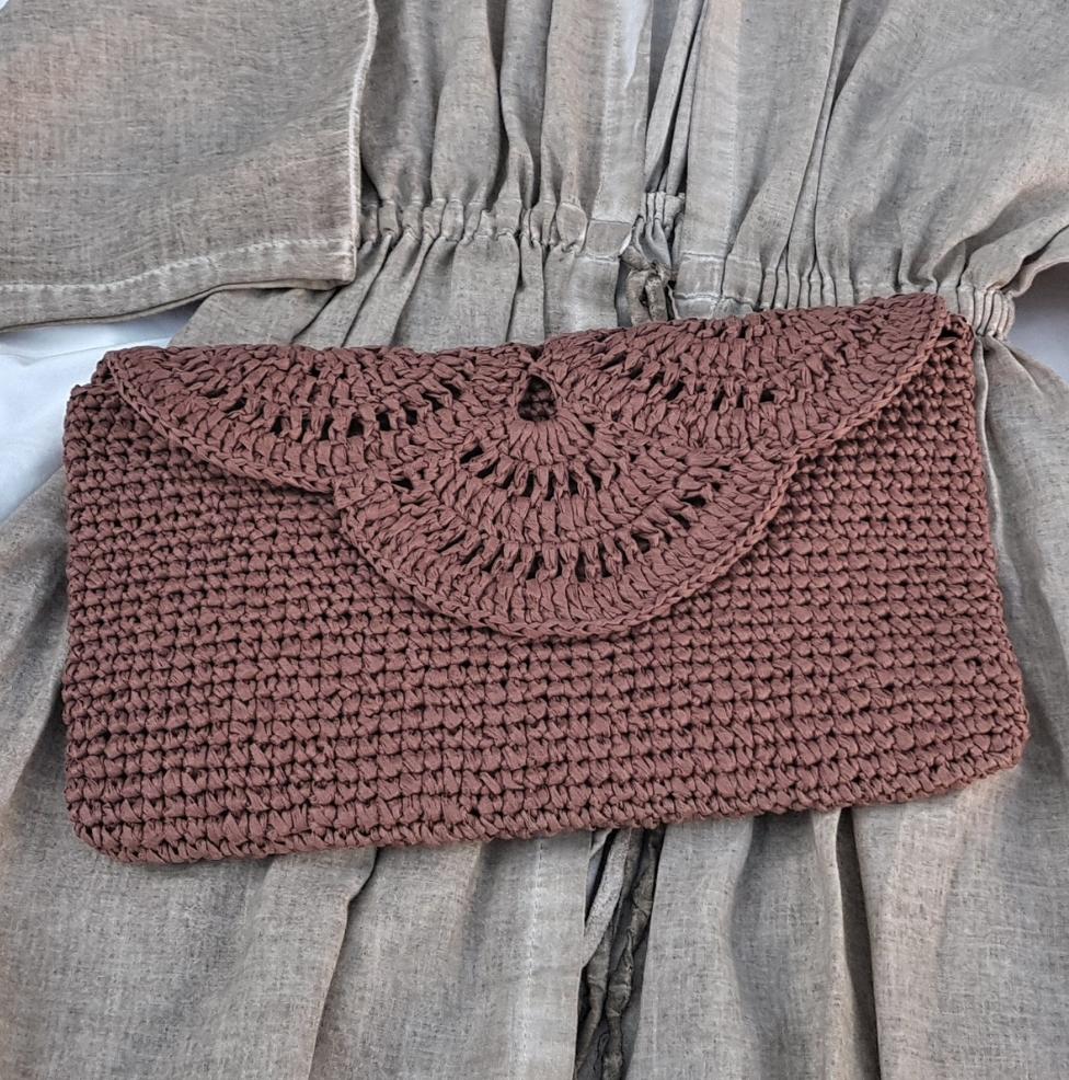 Raffia Crochet Bag