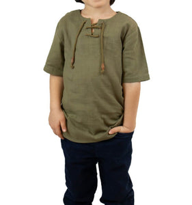 River Short Sleeve Boy's Cotton Shirt