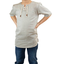 Load image into Gallery viewer, River Short Sleeve Boy&#39;s Cotton Shirt
