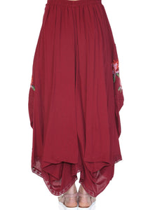 Ruby Asymmetric Long Skirt