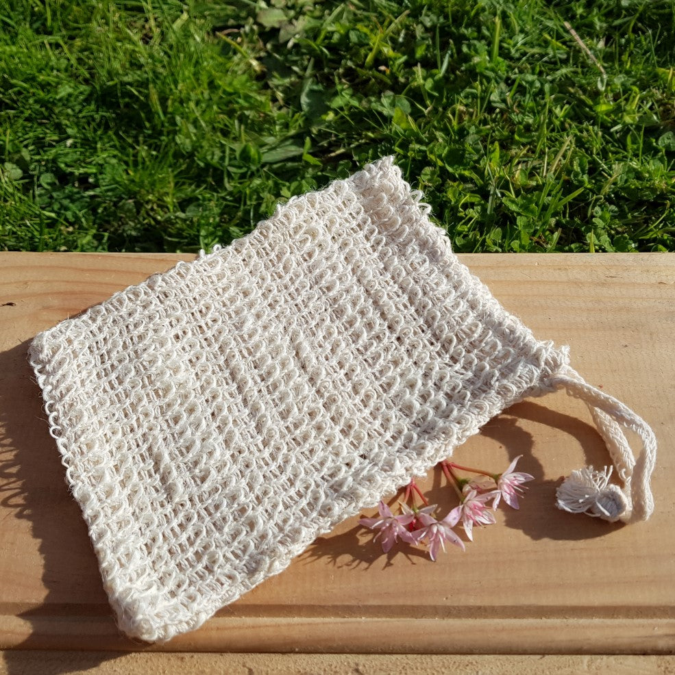 Natural Sisal Soap Saver Bag