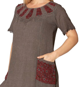 Sunny Patchwork Tunic Dress