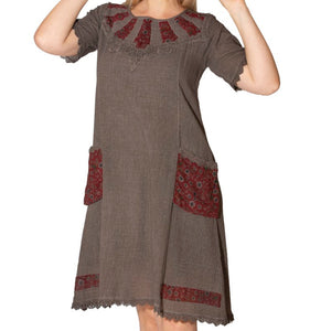 Sunny Patchwork Tunic Dress