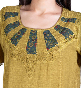 Sunny Patchwork Tunic Dress