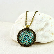 Load image into Gallery viewer, Bronze Ethnic Moroccan Style Pendant Necklace
