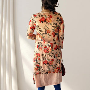 Fleur Long Sleeve Midi Tunic Dress