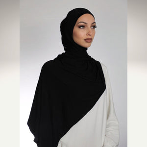 Modal Jersey Shawl/Scarf - Onyx