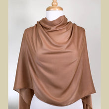 Load image into Gallery viewer, providence-collection-shawl-scarf-hijab-cinnamon-spice-on-mannequin
