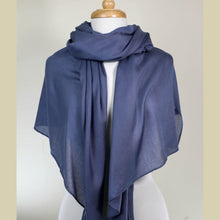 Load image into Gallery viewer, providence-collection-shawl-scarf-hijab-iceberg-blue-on-mannequin
